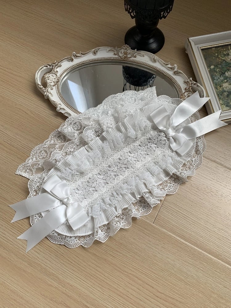 White / Black Lace Hairband