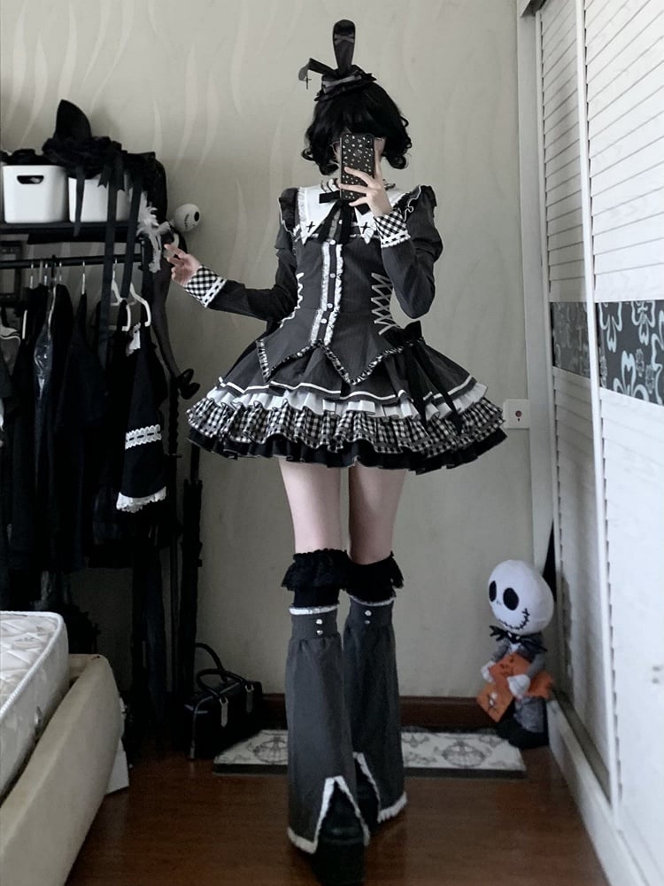 Dark Gray Detachable Straight Sleeves