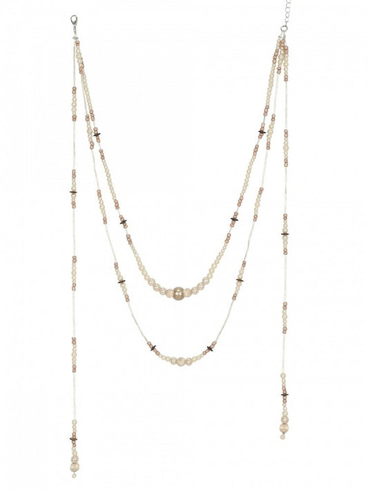 Romantic Goth Layered Beaded Necklace