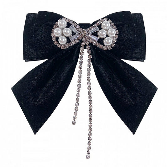 Vintage Retro Tassel Lolita Bow Brooch