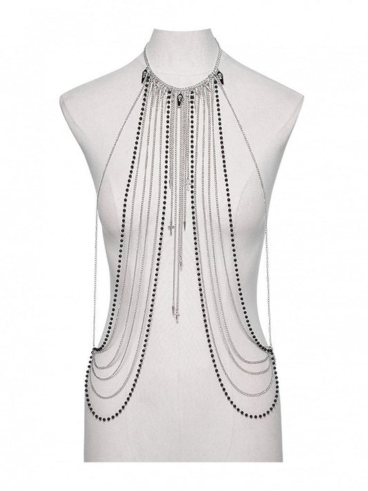 Punk Tassel Chest Chain