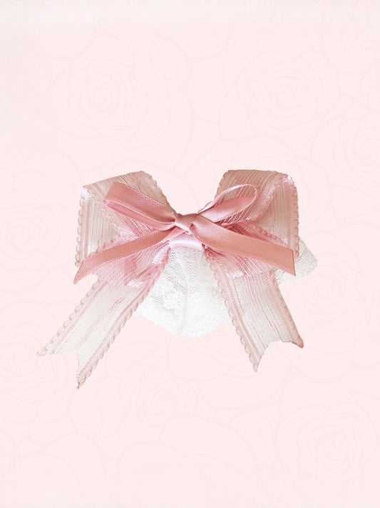 Pink Bowknot Hairclip