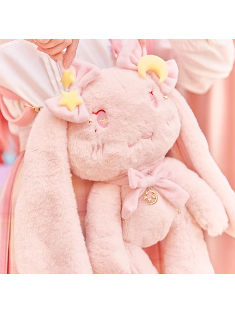 Star Moon Bunny Plush Crossbody Bag