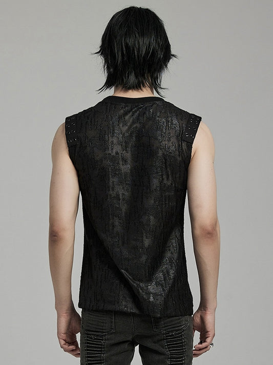 Black Goth Daily Tank Top