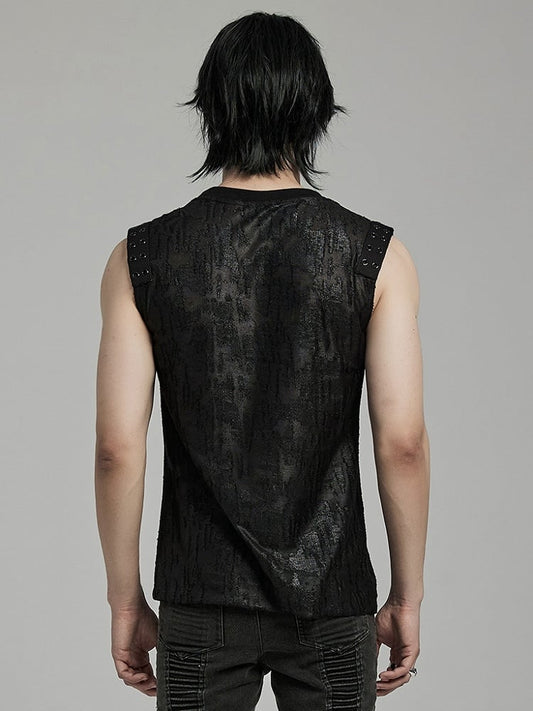 Black Goth Daily Tank Top