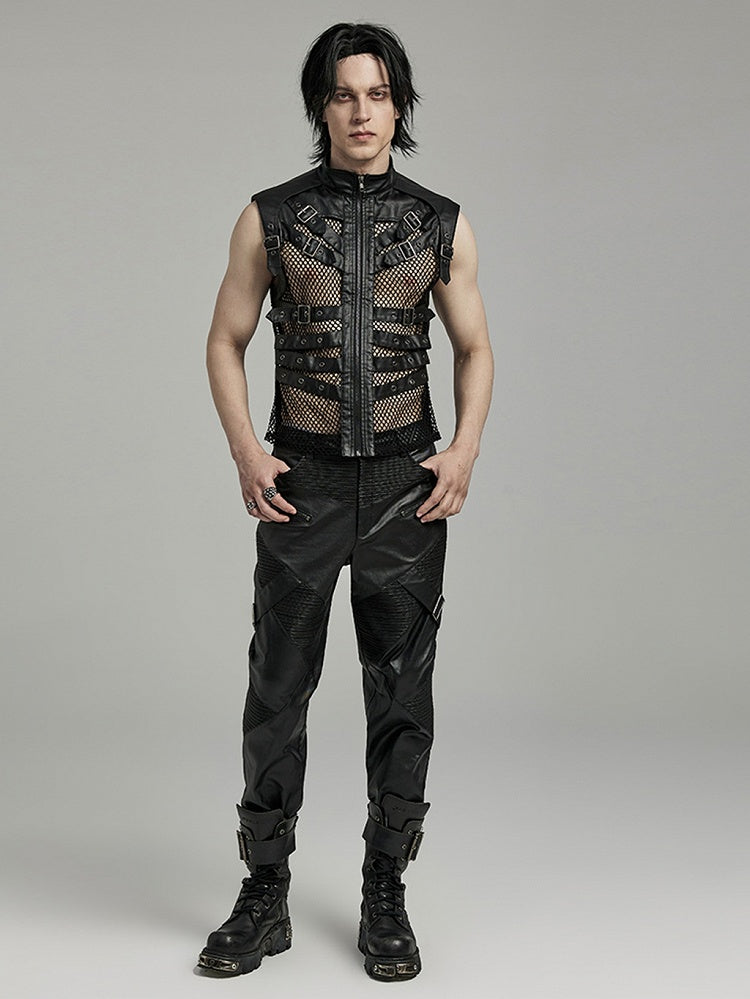 Punk Handsome Hollow Vest