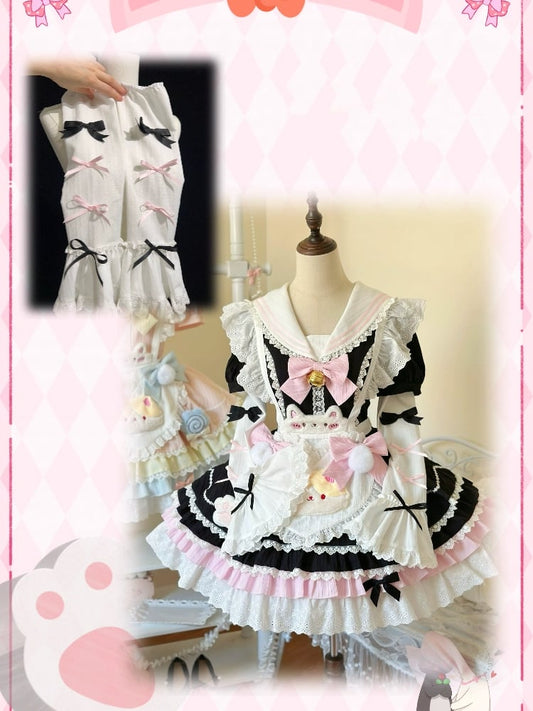 Sweet Bows Decorated Detachable Sleeves