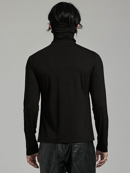 Punk High Collar T-shirt