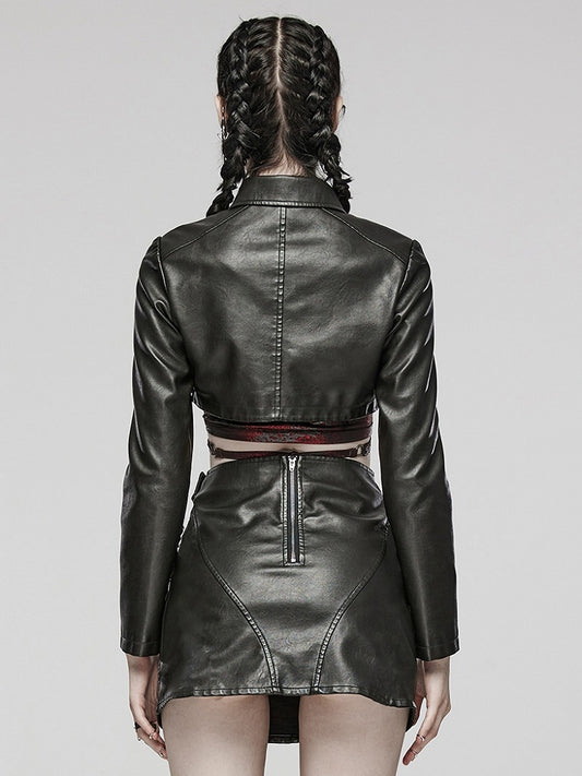 Black Punk Short Jacket