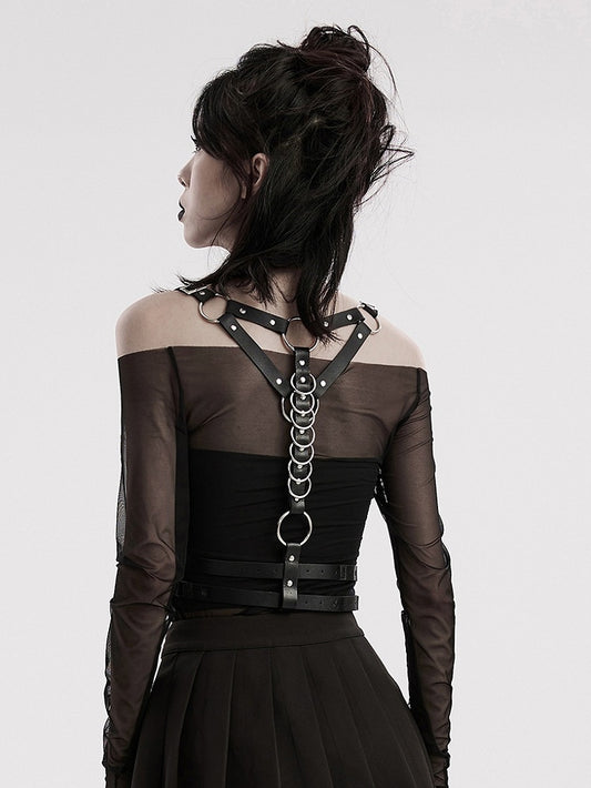 Black Punk Harness