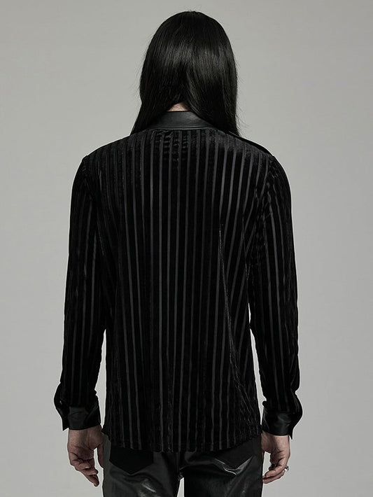 Black Military Men's Shirt