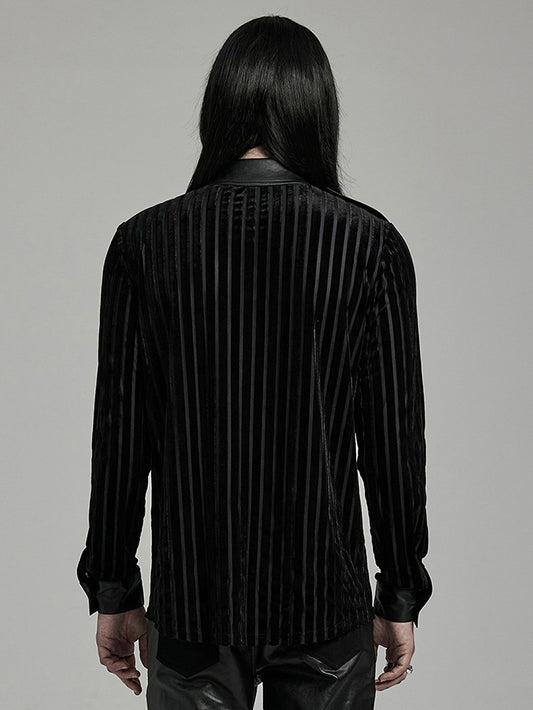 Black Military Men's Shirt