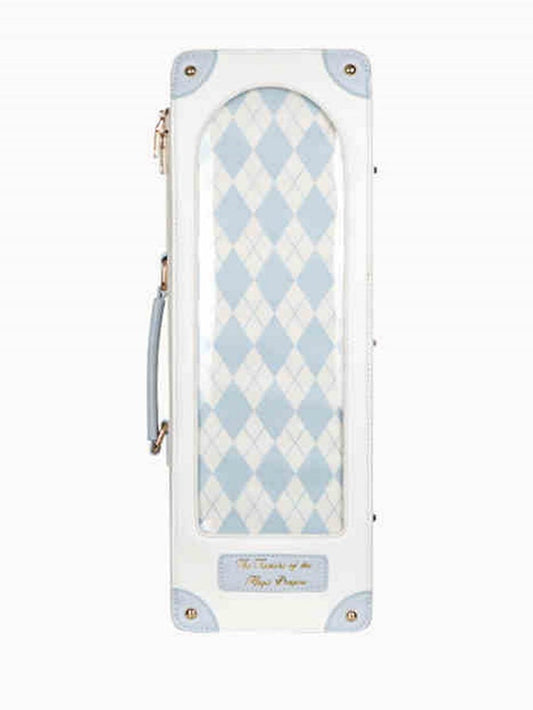 White & Blue 1/4 Scale BJD Doll Bag with Two Straps