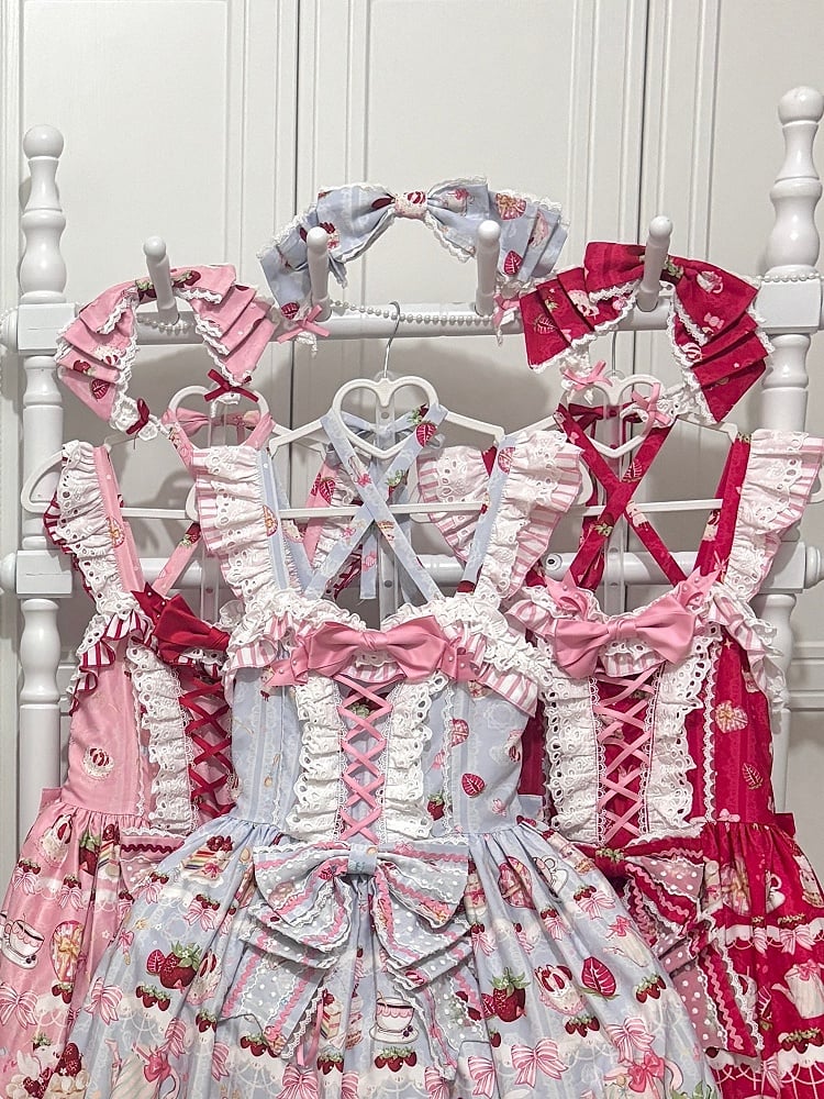 Black / Red / Blue / Pink Bowknot KC