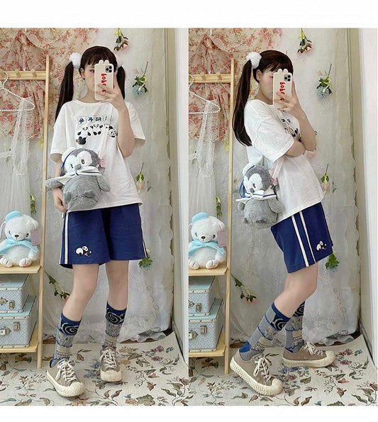 Sailor Little Penguin / Polar Bear Plush Bag