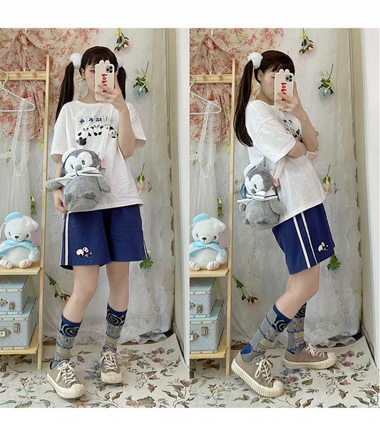 Sailor Little Penguin / Polar Bear Plush Bag