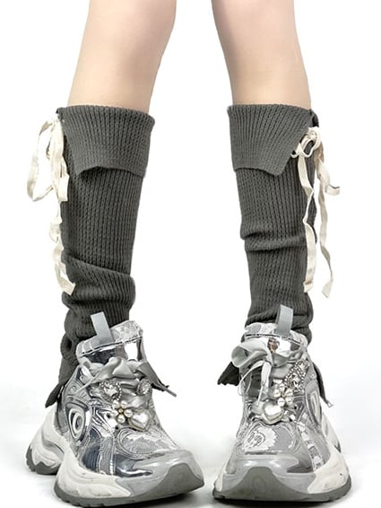 5 Color Options Knitted Leg Warmers