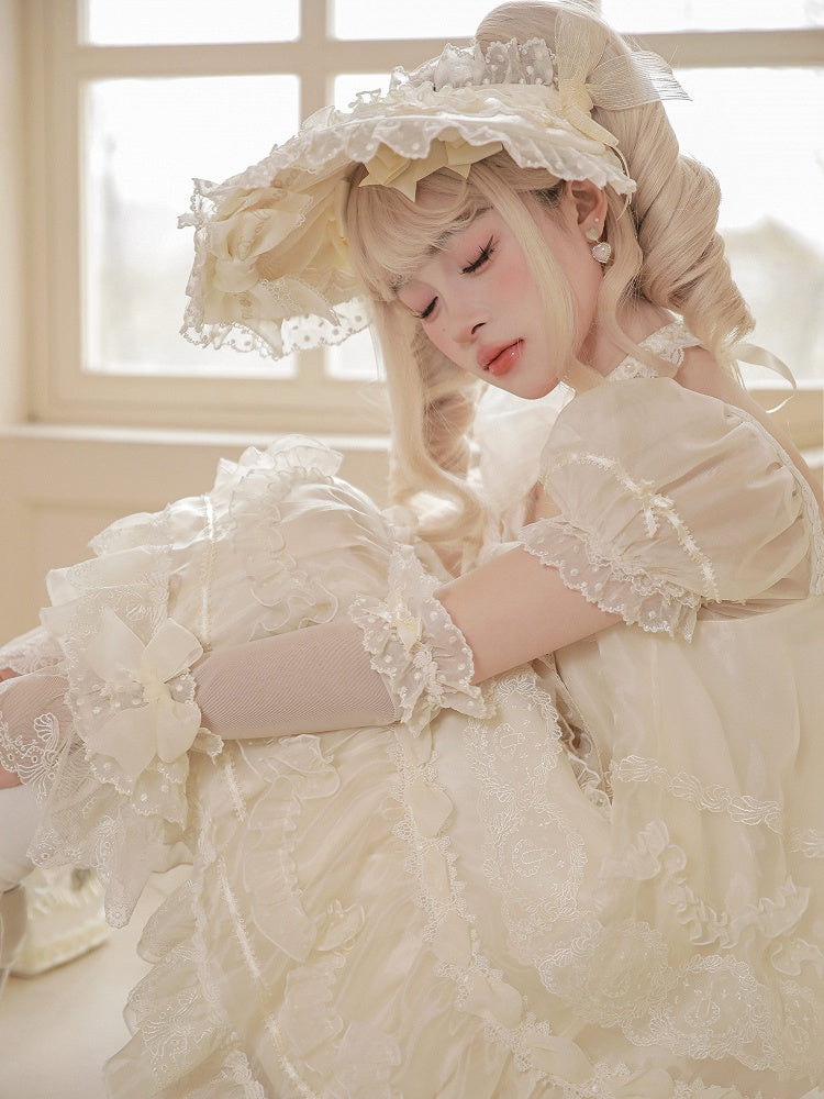 Creamy Lolita Bonnet