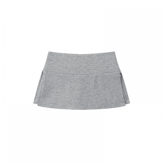 Gray Mini Bodycon Skirt