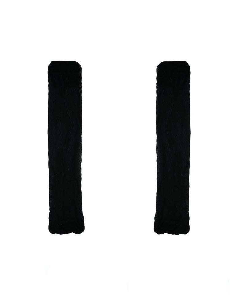 Clearance-Black Semi-sheer Leg Sleeves