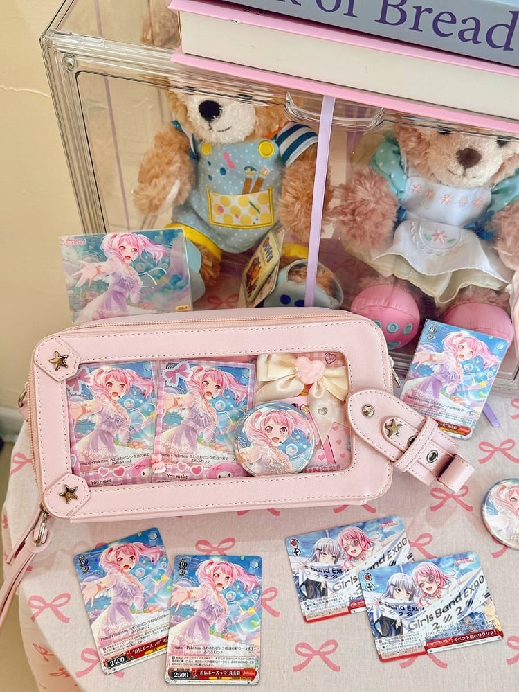 Pink Star Stud Detail Ita Bag