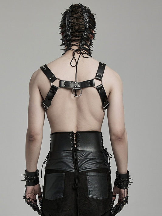 Black and Red Punk Corset