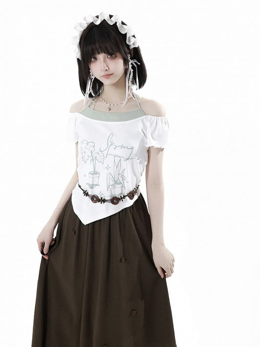 Brown Bohemian Waist Belt