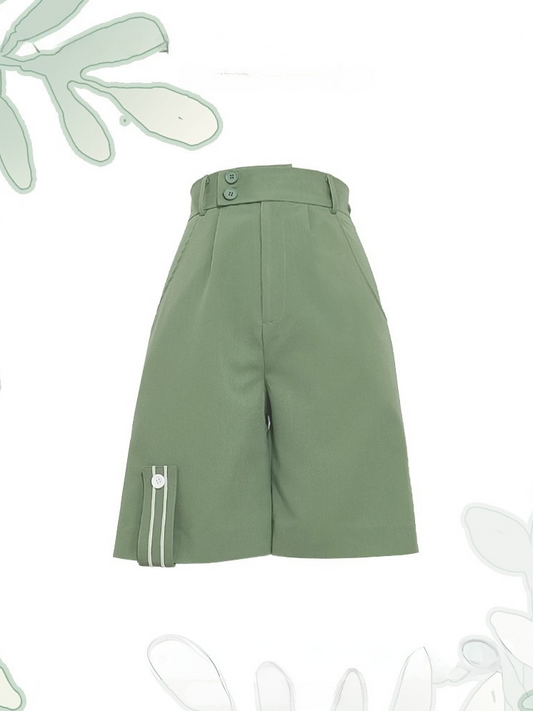 Season of Blossoms Prince Green Ouji Lolita Shorts