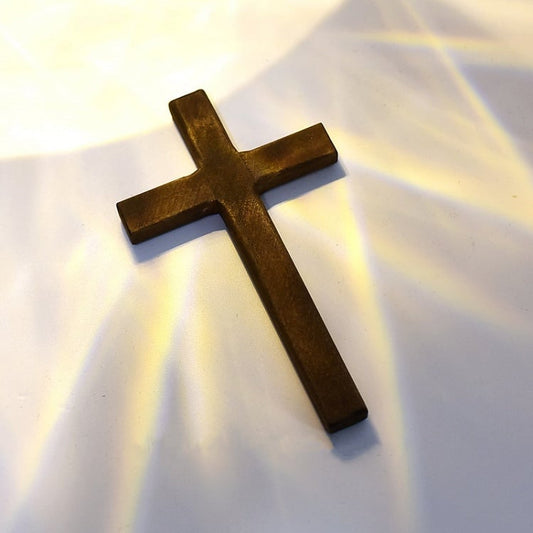 Wine Red / Light Coffee Cross Ornament Accessory