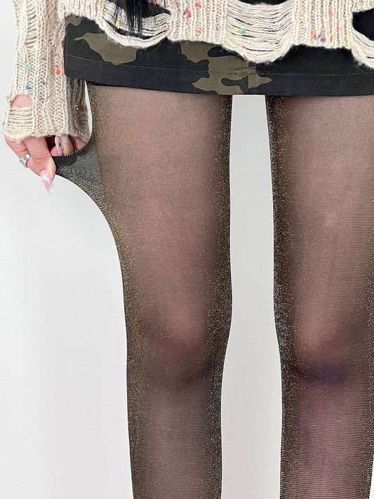 5 Color Options Semi-sheer Tights