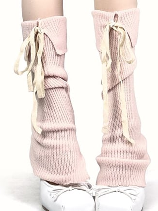 5 Color Options Knitted Leg Warmers