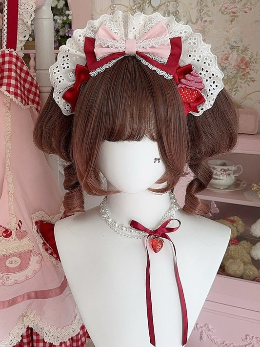 3 Color Options Bowknot Details Lace Trim KC