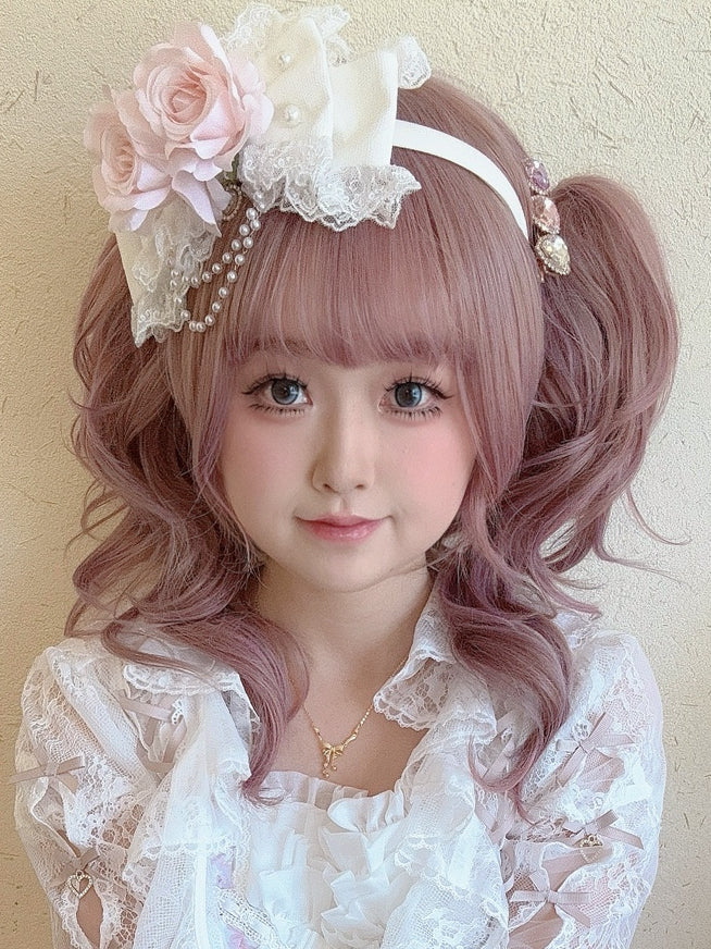 2 Options Beaded Charm Floral Design Bowknot KC