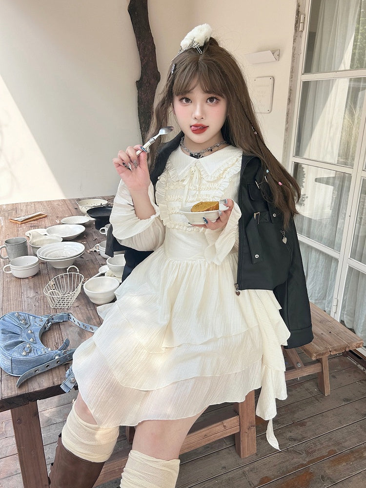 Plus Size - Black Buckles Decorated PU Jacket