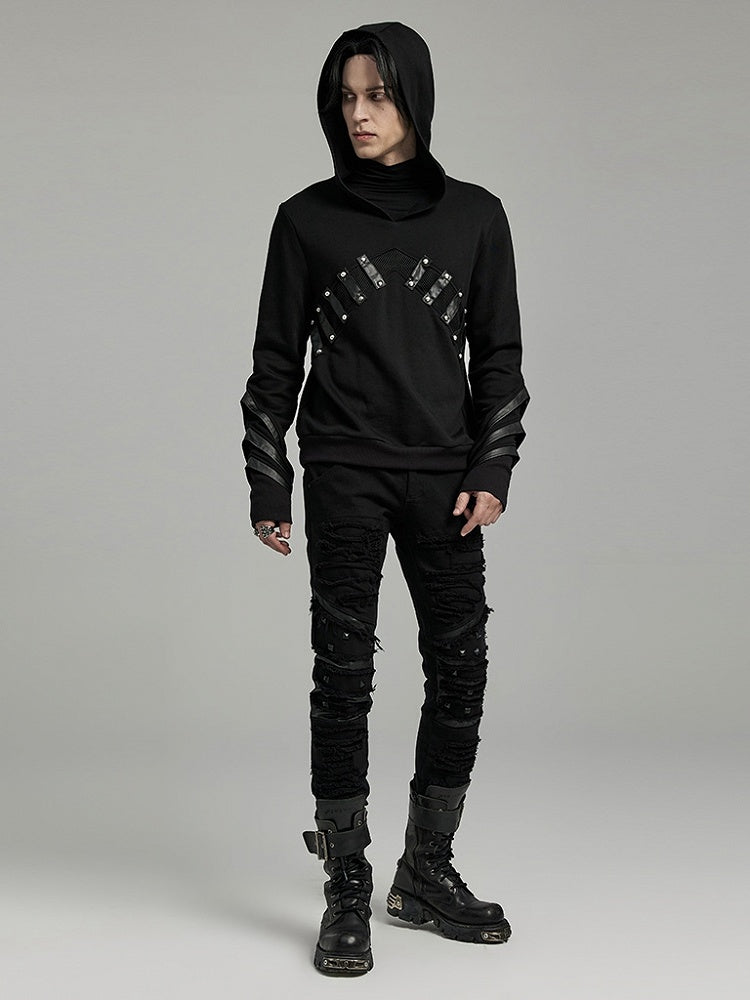 Black Punk Personalized Hoodie