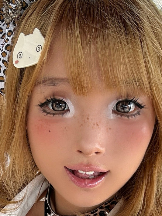 Beige Kitty Hairclip