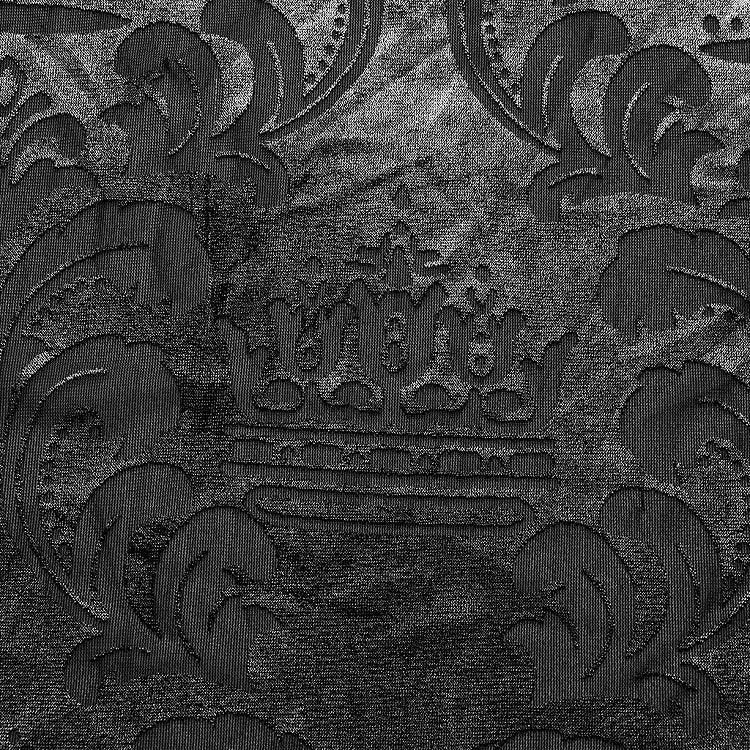 Black and Gray Goth Men's Shirt