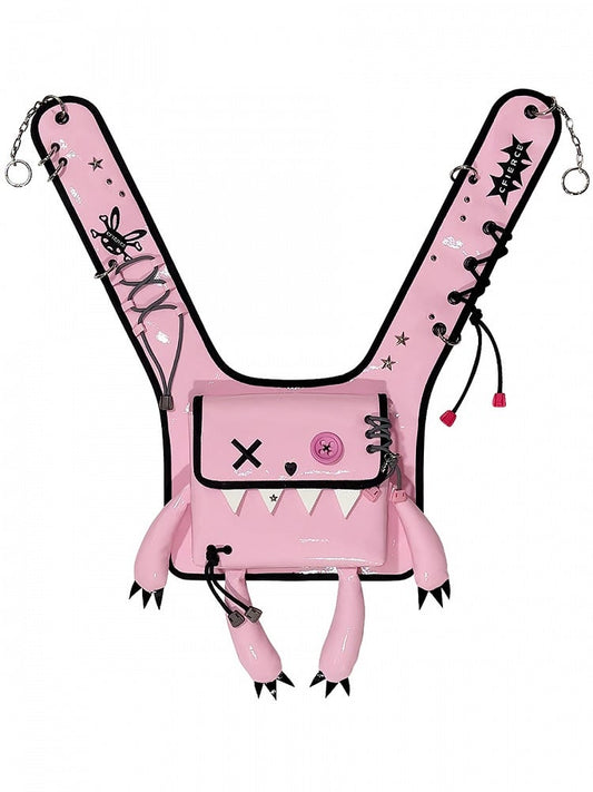 3 Color Options Bunny Monster Backpack