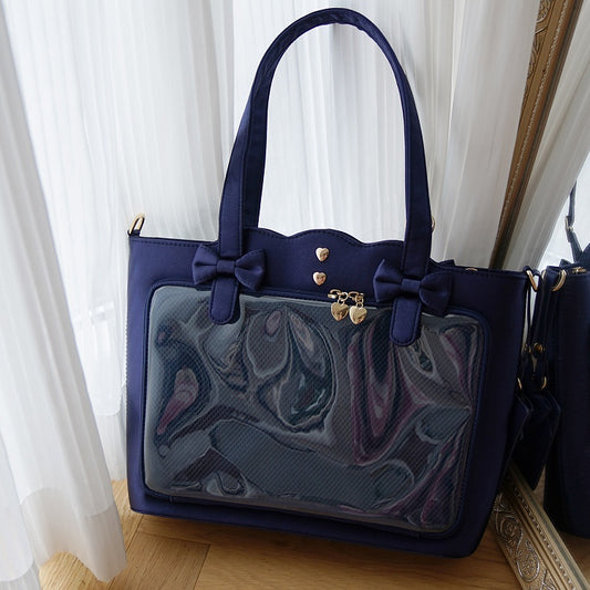 Purple/Dark Blue/Red In Stock Large Capacity Bowknots Crossbody Ita Bag