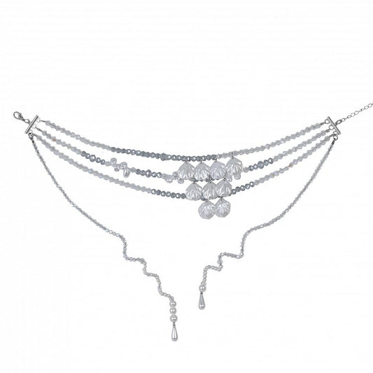 Sea Shell Pendants Fairy Kei Layered Beaded Necklace