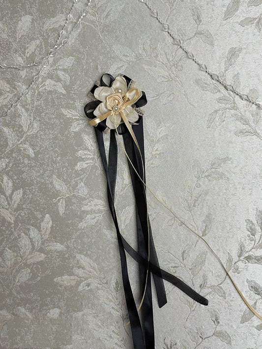 Champagne / Silver / Black&Gold Brooch