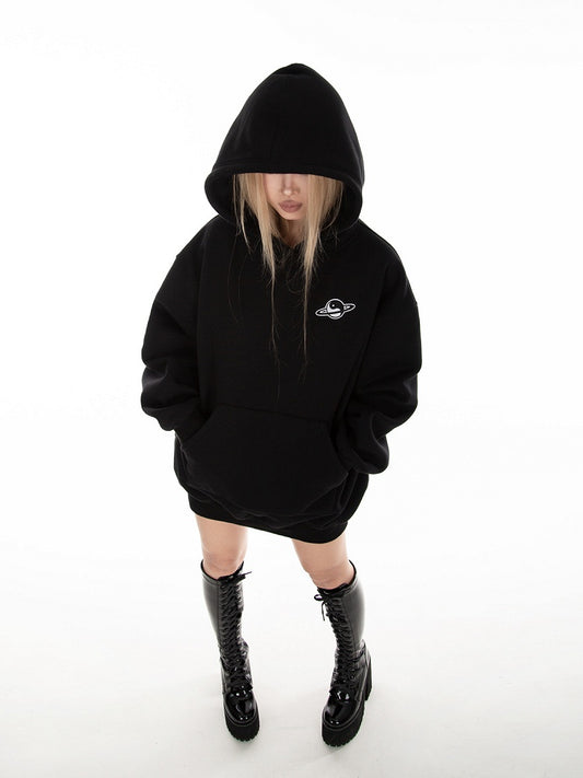 Black Long Sleeves Hoodie