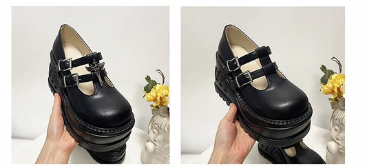 Black Punk Platform Mary Janes 2 Options