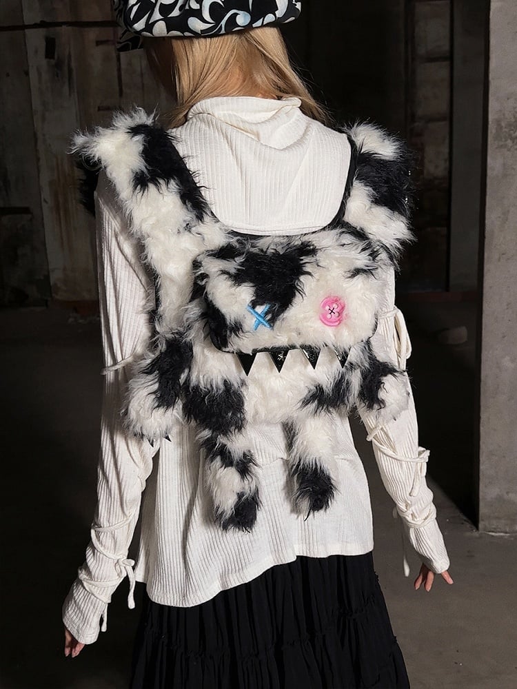 3 Color Options Bunny Monster Backpack