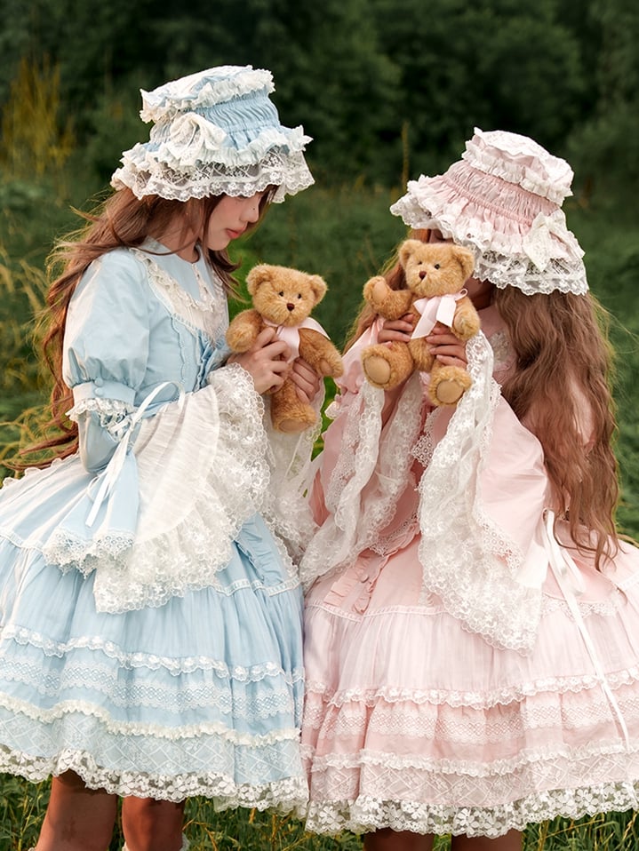 Blue / Pink Baby Hat