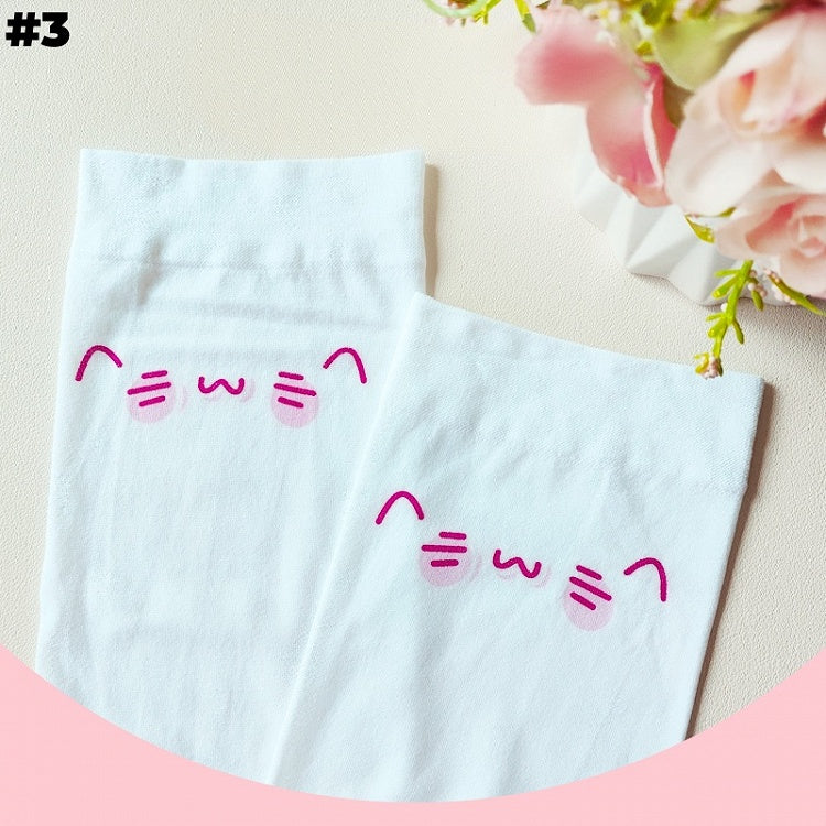 6 Options White Sweet Over Knee Stockings