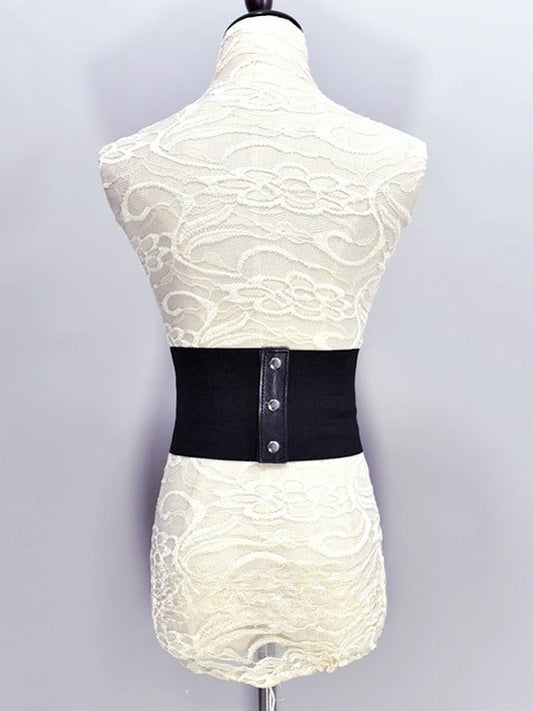 Black Gothic Punk Corset Belt