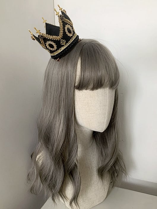 Beads and Rhinestones Decorated Gothic Elegant Crown