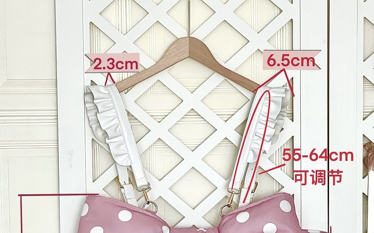 Ready to Ship - Big Bowknot Design Bag PU Straps