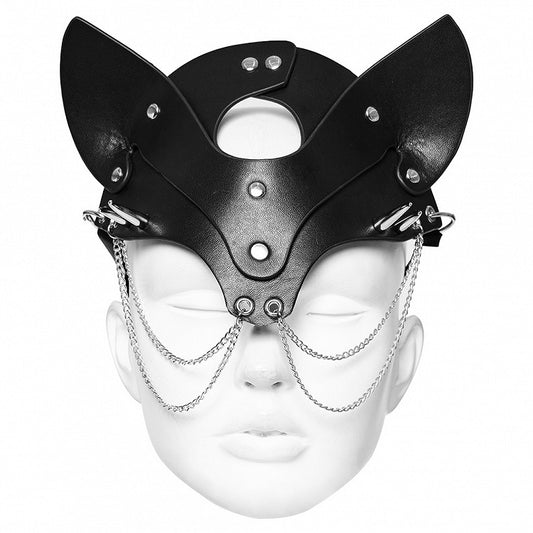 Black Punk Fox Mask
